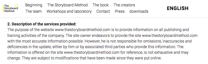 描述服務條款 描述服務條款